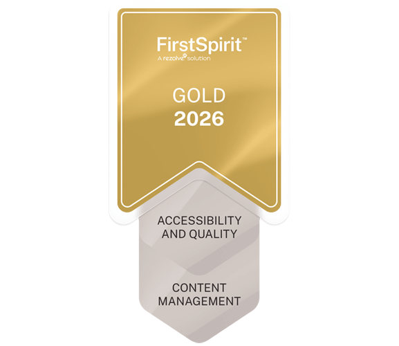 FirstSpirit Gold Partner 2026 für 