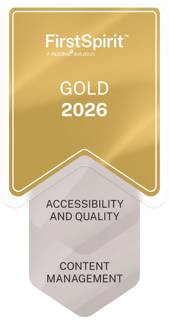 FirstSpirit Gold Partner 2026 für 