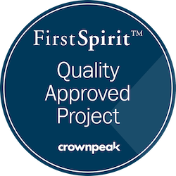 FirstSpirit Quality Approved Project